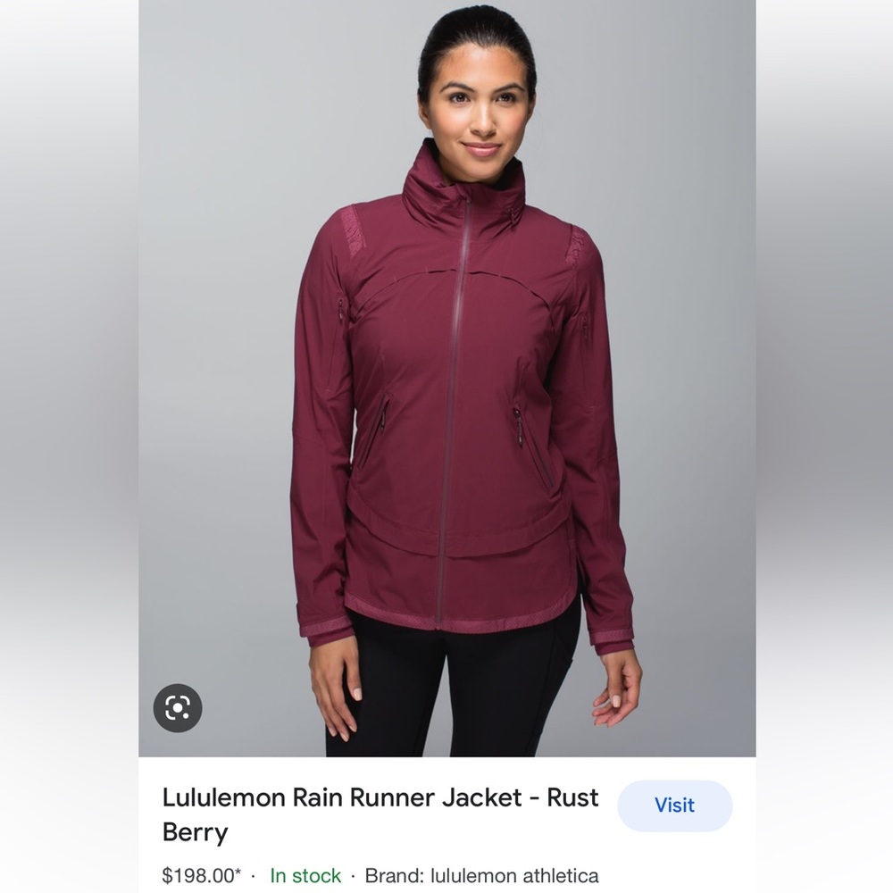 NWT LULULEMON RAIN RUNNER JACKET